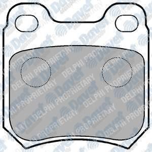 DELPHI LP590 Fren Balatasi Arka (61mm) Omega B Vectra B 94-